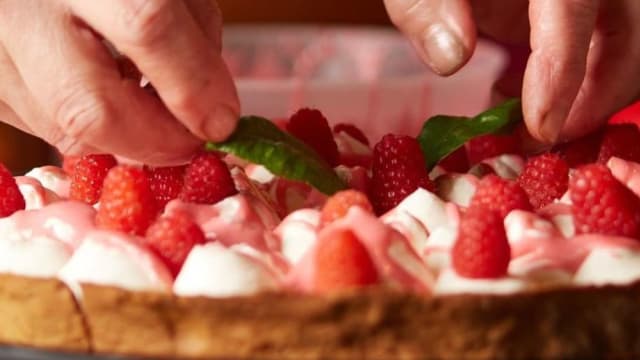 Crostata ai lamponi