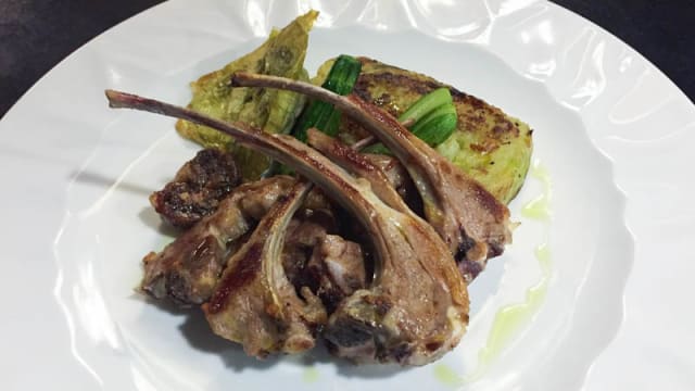 Costillas de cordero lechal