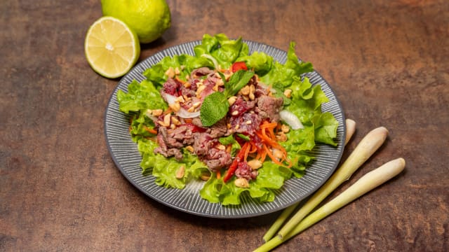 Salade de boeuf  cru au citron