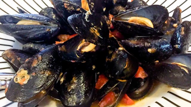 Pasta con le cozze