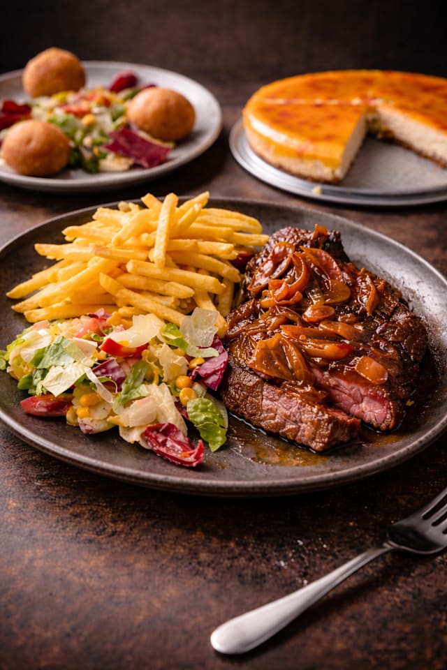 Bavette sauce échalote 