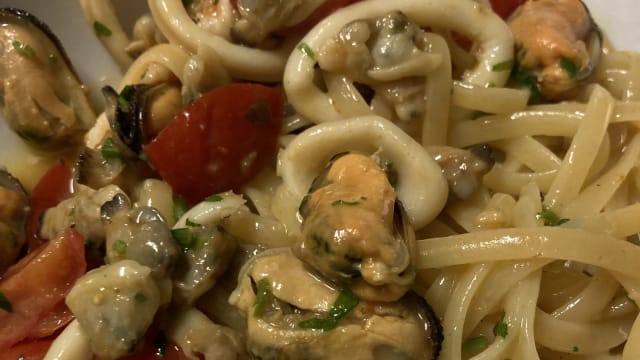 Linguine con cozze