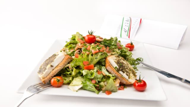 Salade de chèvre chaud champignons