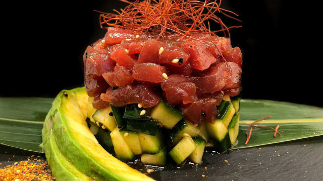tartar de atún rojo de almadraba