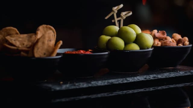 Olives and nuts