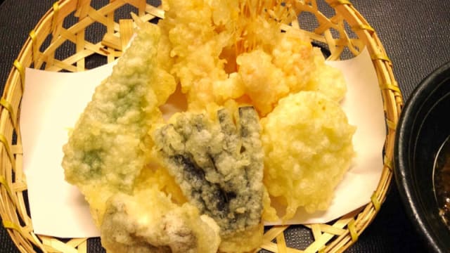 Assortiments de tempura