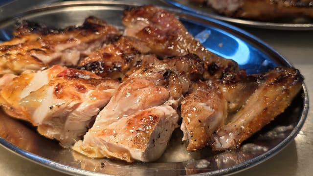 The half grilled chicken lunch special