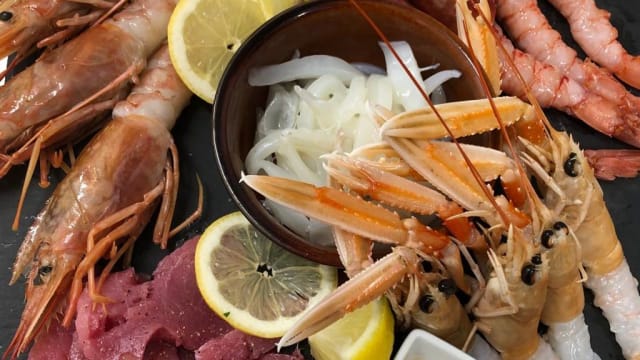 Le nostre deliziose cruditè selezionate personalmente dallo chef