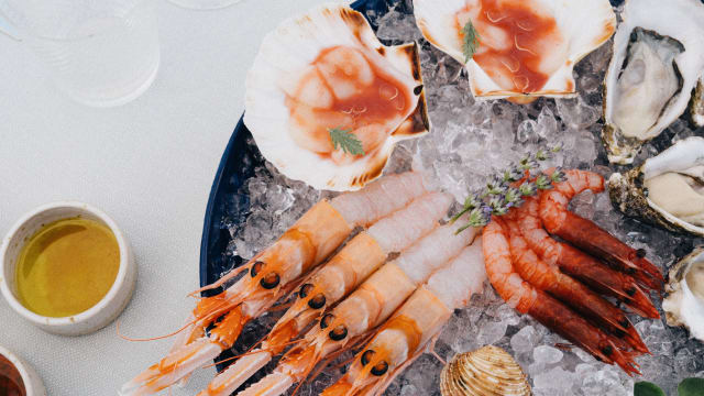 Piatto di frutti di mare