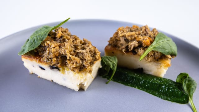 Gnocco al ragù di faraona