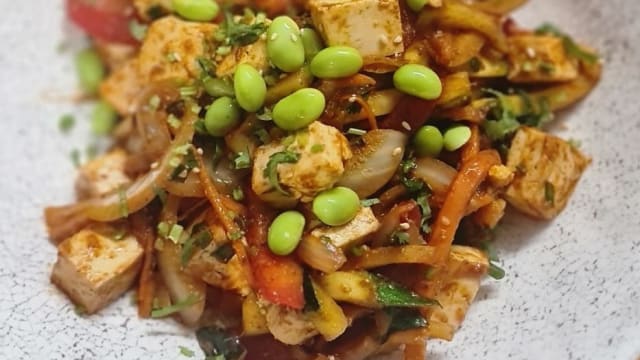 Tofu sautés