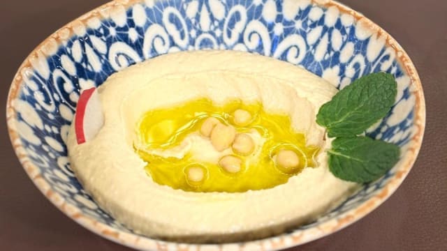 Humus tradicional de garbanzos