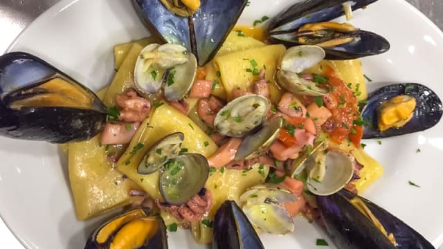 Paccheri alla pescatore