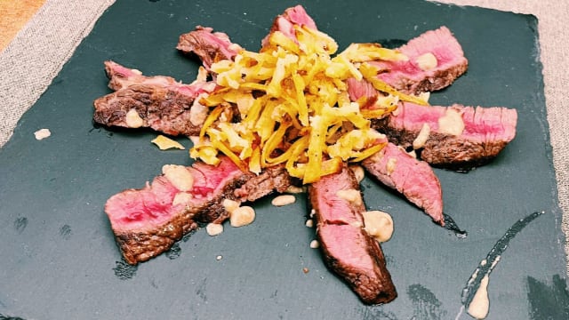 Tagliata di entrecote argentina con patate