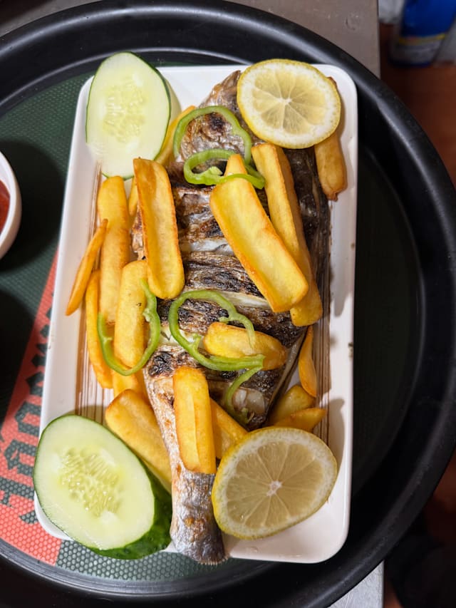 Grilled Fish And Chips