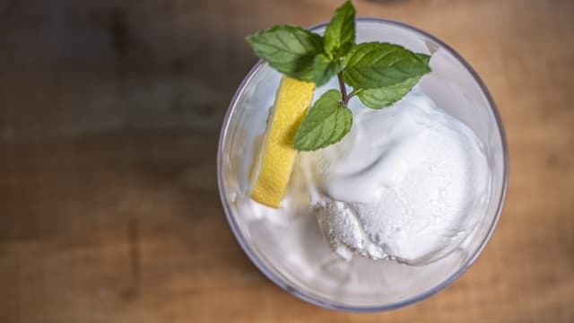 Il sorbetto al limone