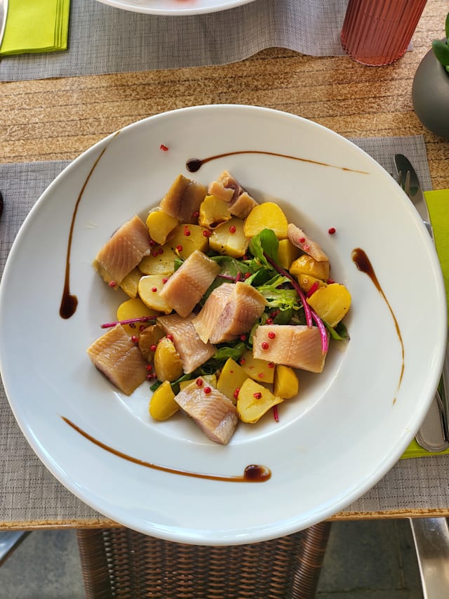 Harengs Marinés, Pommes de terre tièdes