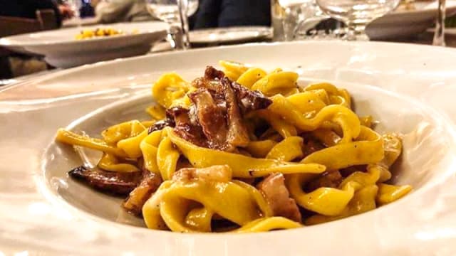 Fettucine casarecce alla Gricia