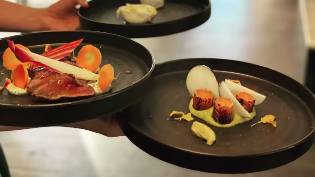 Saumon gravlax-Tataki de Boeuf-