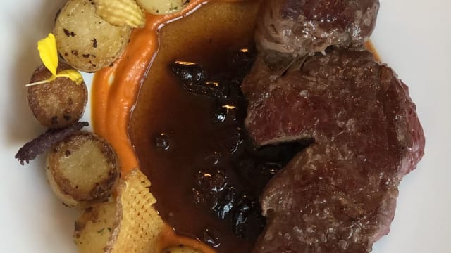 Pièce du boucher, jus corsé