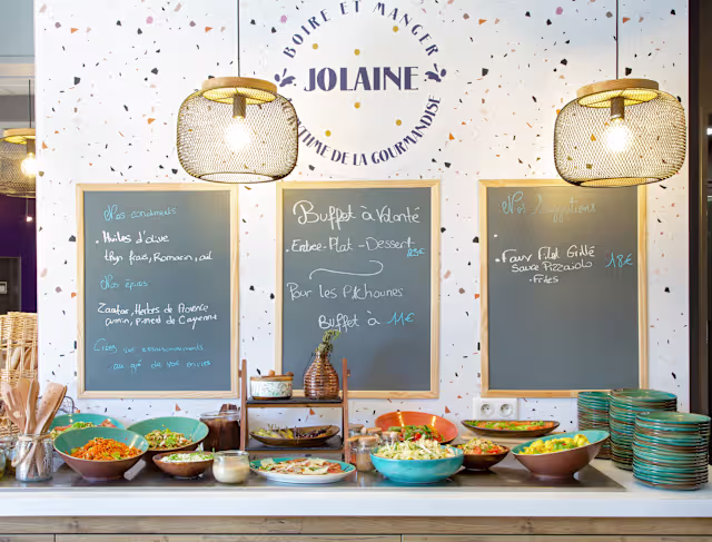 Buffet du restaurant