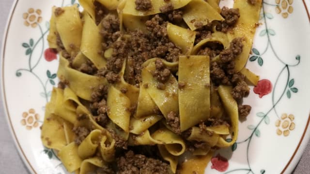 Pappardelle al Ragù di Cinghiale
