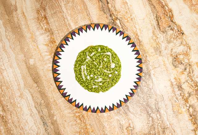 RISOTTO Prezzemolo, Ricotta “Forte” Pugliese e Porro