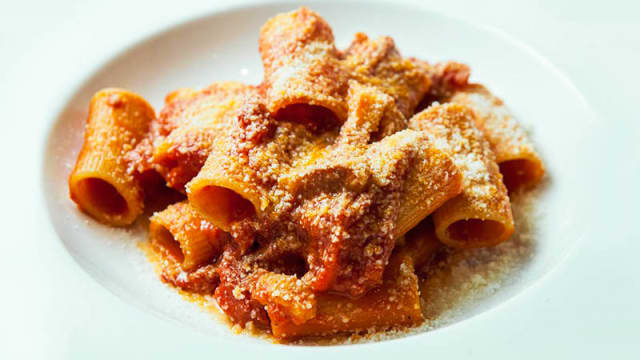 I rigatoni al sugo