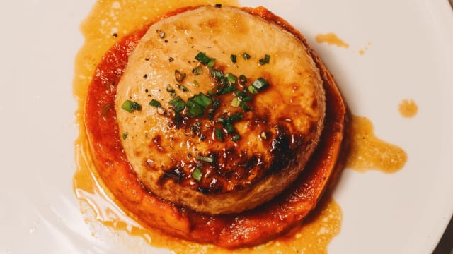 Confit celeriac steak
