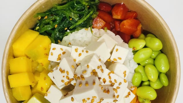 Poke vegetariano