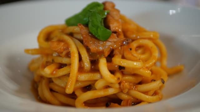 TROCCOLI CON POLPO A RAGU