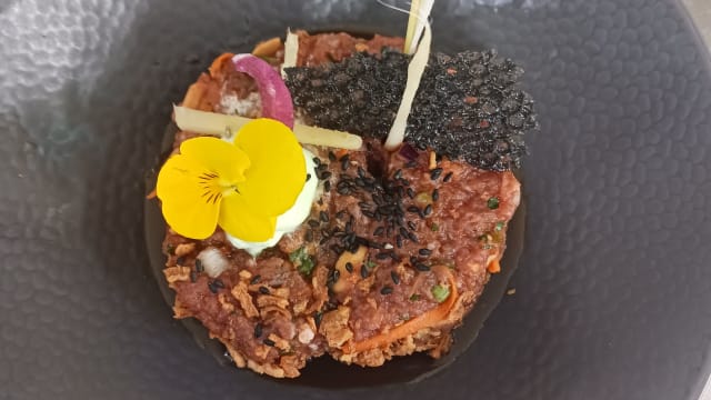 Tartare de boeuf à l'asiatique