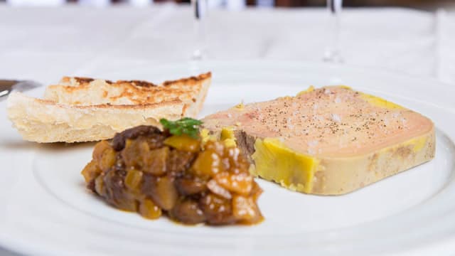 Foie gras et son chutney d'oignon