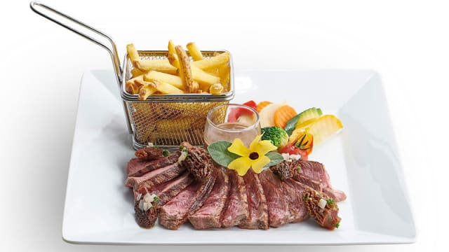 Tournedos de bœuf grillé	CH/IRL 200gr. 45.00