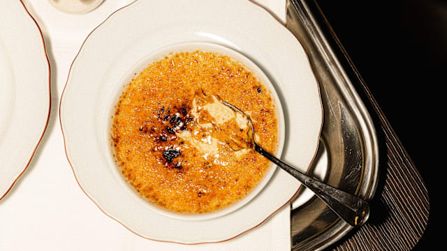 Crème Brûlée à la gousse de vanille de  Madagascar