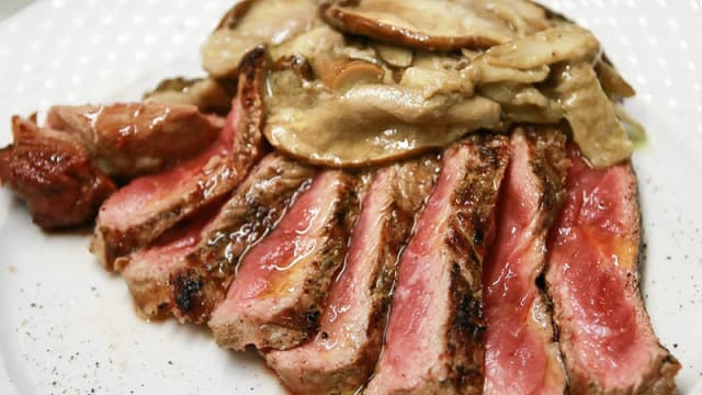 Tagliata con porcini