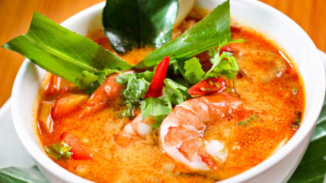 TAILANDIA - Tom Yum Goong - Zuppetta di ga,beri con lemongrass e spezie