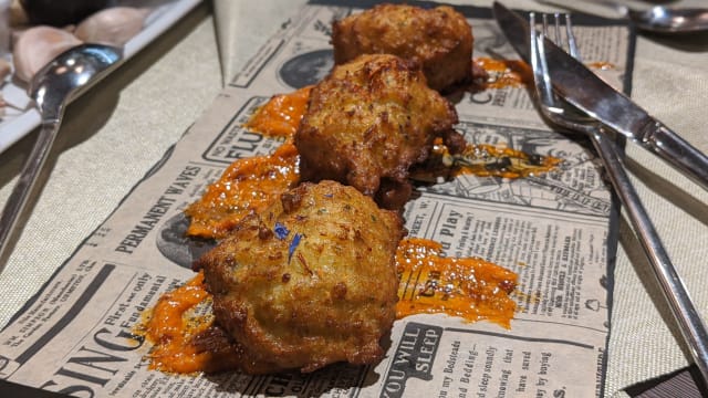 Buñuelos de bacalao
