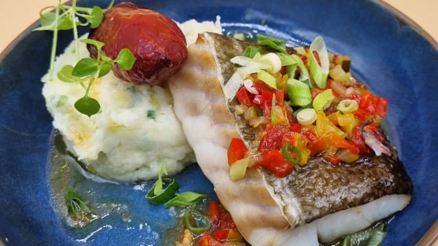 Dos de Cabillaud sauce vierge