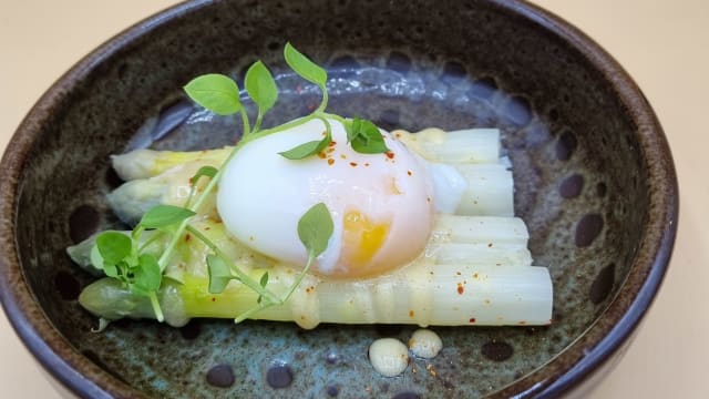 Asperges et oeuf Parfait