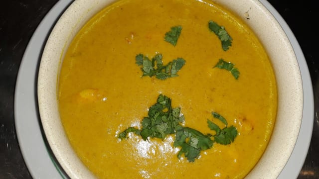 Caril de gambas