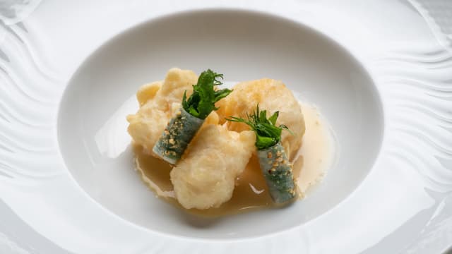 Rombo in tempura