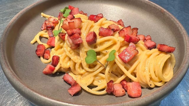 Esparguete a Carbonara