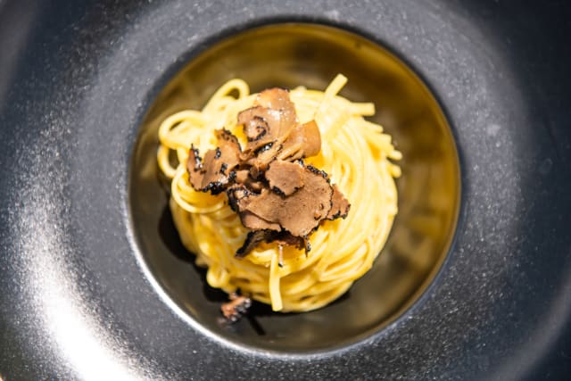 Ristorante La Boiola - Tagliolini freschi al tartufo di Norcia e stracciatella