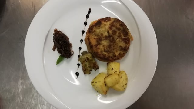 Frico rivisitato ai carciofi