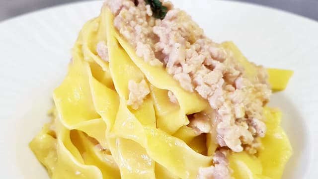 Tagliatelle ragù coniglio