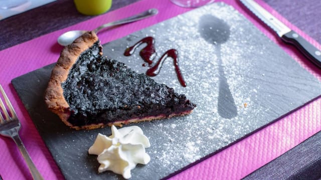 Tarte aux myrtilles