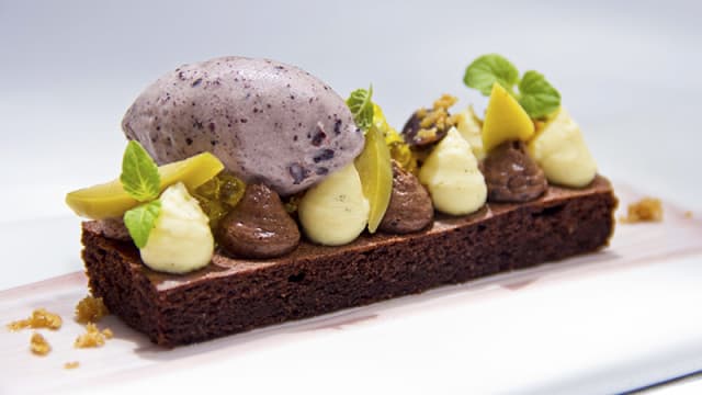 Chocolate y olivas