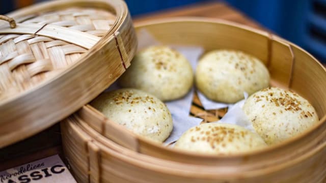 Pain Bao aux vers Buffalos