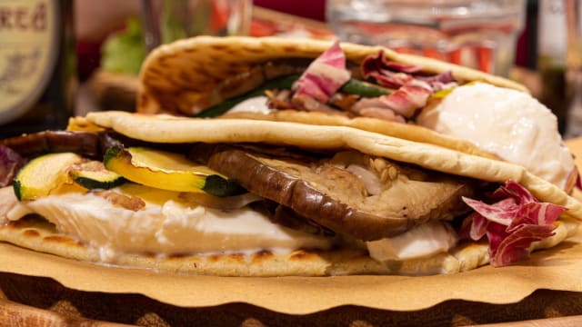 Piadina vegetariana